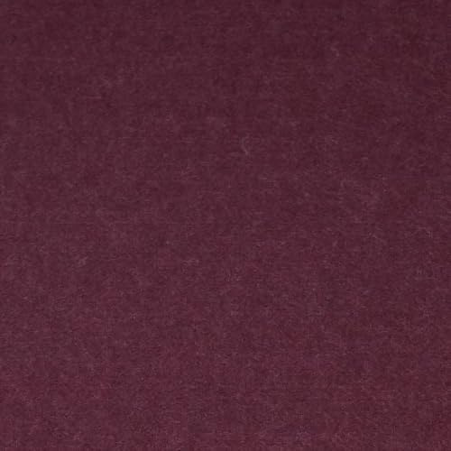 hochwertige Filzplatten in 3 verschiedenen Größen und 56 Farben frei wählbar · 1 oder 3 mm dick · Filzstoff zum basteln, nähen, dekorieren u.v.m. · 100% Polyester, Farbe: burgund, Größe: 750 x 500 mm
