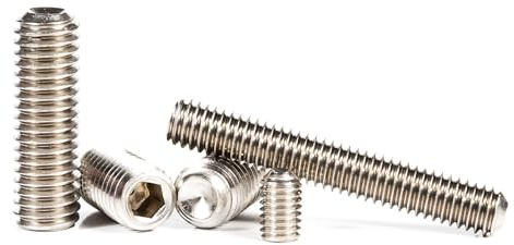 M5 (5mm x 8mm) Cup Point Grub Screws A2 Stainless Steel Metric Thread Allen Socket Key ISO4029 (Pack of 20) H06E
