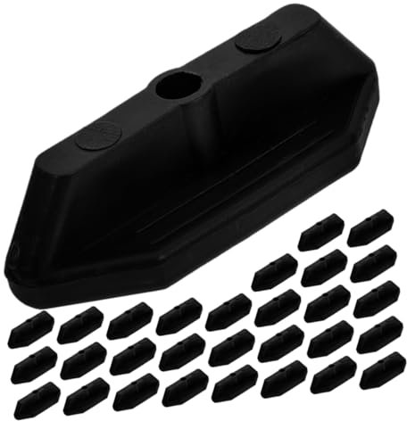 Angoily 50 Stück Bodenklemme Schaumstoffplattenbefestigungen Terrassenclips Kunststoff Terrassenclips Verbund Terrassenbeläge Terrassenwerkzeug Terrassenbefestigungsclips Für