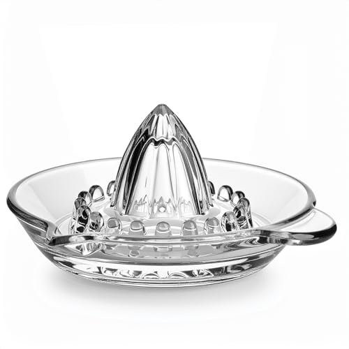 Glasmark KROSNO 1992 Spremiagrumi Manuale Limoni Arance Lime in Vetro Trasparente Robusto Lavabile In Lavastoviglie