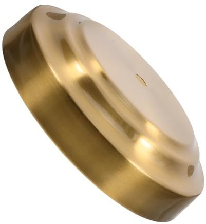 HAMPPLIES Base Lampada Da Tavolo Rotonda in Solido Supporto Resistente Per Lampada Fai Da Te e Esposizione Decorativa Base Con Passacavi Adatta Per Lampade e Oggetti Decorativi