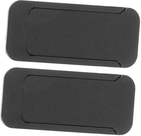 GARIOUANS Cubierta Protectora Deslizante para Cámara Web Portátil, Tapa Privacidad para Laptop, Adhesivo Fuerte, Diseño Ultrafino Negro, Accesorio Seguridad Informática para Uso Diario