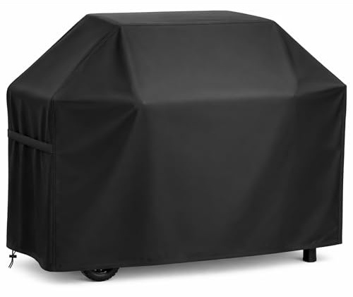 Grillskydd väderbeständig, grillskydd 420D Oxford-tyg grillhuva, gasgrillskydd grillskydd för Weber, Enders, Char Broil-serien (140 x 65 x 120 cm)