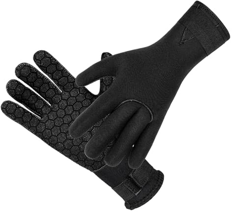 Guanti da surf | Caldi antiscivolo e regolabili da 3 mm multiuso – Guanti da immersione per uomo e donna, per kayak, canoa, sci, vela
