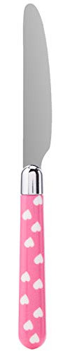 Naif Cuore Coltello da Dessert, Rosa, 0.1 x 0.1 x 0.1 cm
