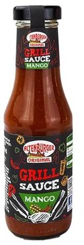 Altenburger Original Grill Sauce Mango, 320 ml in der Flasche, feurig-fruchtig leckerer Geschmack