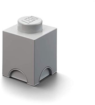 Room Copenhagen Pojemnik klocek LEGO Brick 1 (Szary) (40011740)