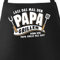 MoonWorks® Grill-Schürze für Männer mit Spruch Lass das mal den Papa grillen, denn der Papa grillt das gut Geschenk Vatertag schwarz unisize