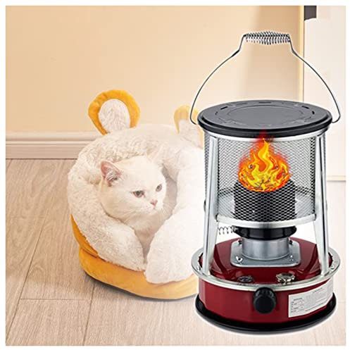 Vendics 6L/6L Indoor Kerosene Space Heaters Stove Non Electric Kerosene Stove Oil Burner 10000 Btu Efficient Convection Heater 360° Surround Heating for Outdoor Camping Cooking Ice Fishing/4.6L-6 Doch