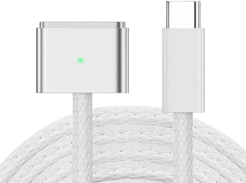 Dpofirs Typ C auf für 3 Ladekabel, 2 M 140 W Effizientes Lade-USB-C-Verlängerungskabel, Verlängerungskabel für Pro 2021 M1 Pro Pro Pro Air 2022 M2 Pro Pro