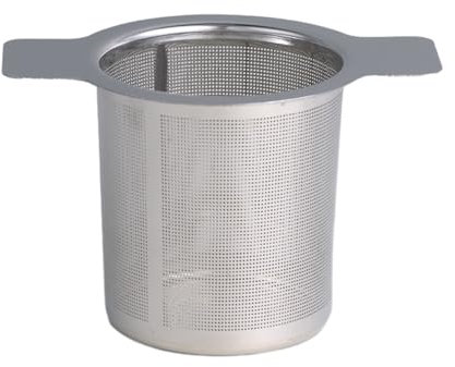 Ristyur Filtri per infusore per tè Sfuso, Filtri per tè antiruggine in Acciaio Inossidabile con Grande capacità, Utensili da Cucina per brodo, ingredienti per pentole Calde, tè, tè ai Fiori, marinate