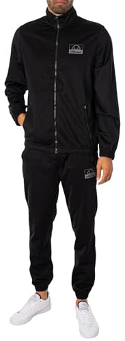 Ellesse Herren Kartoni-Jacken-Trainingsanzug, Schwarz, XL