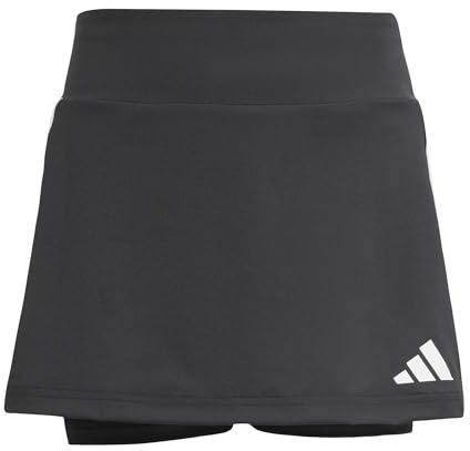 adidas Girl's Train Essentials 3-Stripes Skorts Skirt (Pack of 1)