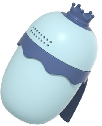 iplusmile Tasse de Rinçage Garçon Fille Forme Couronne Sûre et Protège Les Yeux Lors du Lavage des Cheveux pour Tout-Petits et Garçon Fille Facilite Le Bain Amusant
