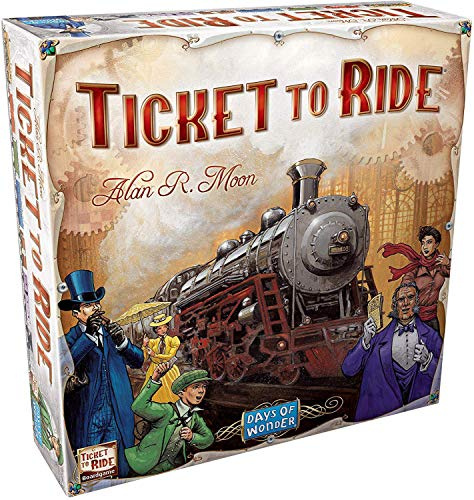 Ticket to Ride | Brädspel För Vuxna och Familjen | Tågspel | Svenska | Danska | Norska | Finska | Ålder 8+ | För 2 till 5 Spelare | Speltid 30-60 minuter | Days of Wonder