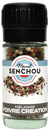 MARCEL SENCHOU - MELANGE POIVRE CREATION 34G - MOULIN (NOIR, BLANC, VERT, ROSE ?) - Epices - sels & poivres - 4560120