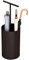 YASHANG Portaombrelli Portaombrelli Compatto per Uso Domestico, Portaombrelli Stand Moderno E Semplice, Secchio Ombrello con Maniglia, con Vaschetta per L'acqua (Color : Black, S : 20 * 75cm)