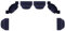 Brackets Set for Philips Hue Play Gradient Light Strip, Hue Light Strip Brackets Kit, Fits 55 inch 65 inch 75 inch Philips, Long-Wearing Led Strip Mounting Clips Holder for Flat or Non Flat Back of TV