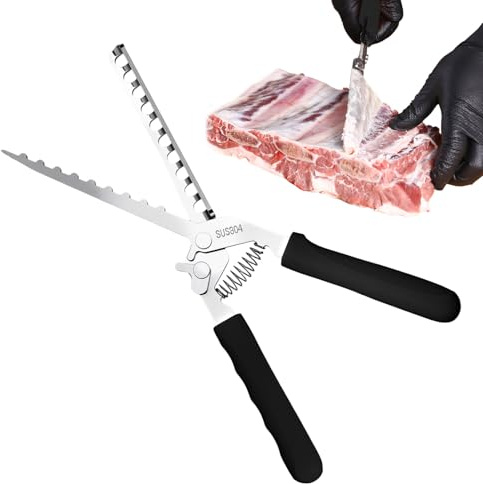 Verktyg för att ta bort revbensmembran, med ergonomiskt handtag, membran- och hudborttagning för grillning, kockar och restaurang, griskött, lamm