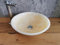 Waschbecken aus Marmor Onyx 17 Durchmesser 43 cm Foto Real des Waschbeckens Waschbecken Waschbecken Bad Aufsatz