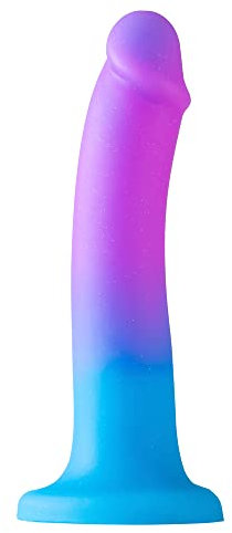 20CM Realistische Dildo aus Flüssigsilikon, Penis mit starkem Saugnapf für Vaginal und Anal Sex, Sexspielzeug für G-Punkt und Prostata-Orgasmus,Analdildos kompatibel mit Umschnallgurt