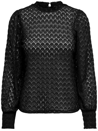 JDY Avery JRS Noos Haut en Dentelle Taille L/S Femme T-Shirt
