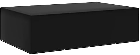 CIADAZ Housse de Salon de Jardin 12 œillets 205x325x90 cm,Salon De Jardin Exterieur,Canape De Jardin,Salon Jardin Resine