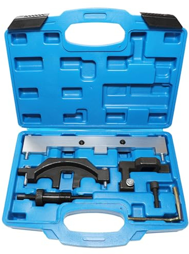 DPTOOL Kit d'outils de Calage d'arbre à cames de Vilebrequin de Moteur Compatible avec BMW N40 N45 N45T 116i 316i Remplace 117260, 119340, 119341, 117250, 117251, 117252, 117253, 119190