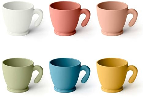 Guzzini Set 6 Tazzine Caffè Coffee Pop Chef Line Multicolor