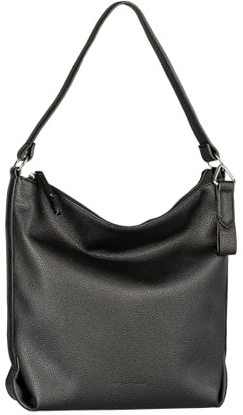 TOM TAILOR Olive Damen Hobo Bag Schultertasche Mittelgroß Schwarz