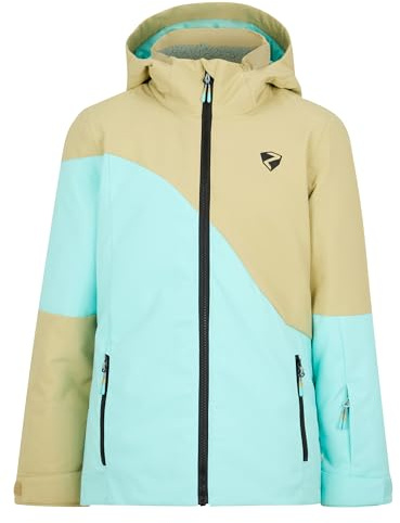 Ziener Avine-z Girls' Ski Jacket/Winter Jacket | Warm, Breathable, Waterproof (Pack of 1), sage leaf, 164