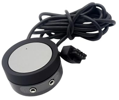 Uqezagpa Minimalist Desktop Loudspeaker Controller 10Pin Connection Sound Button for Companion 5 PC Speakers Sound Controller for Multimedia