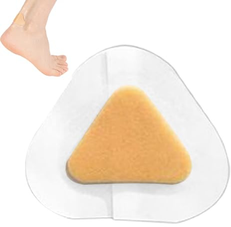 Autocollants de protection des pieds – Patchs de protection cutanée de 5,5 cm, inserts pour soulager les callosités, 50 barrières transparentes contre les frottements avec support adhésif flexible | S