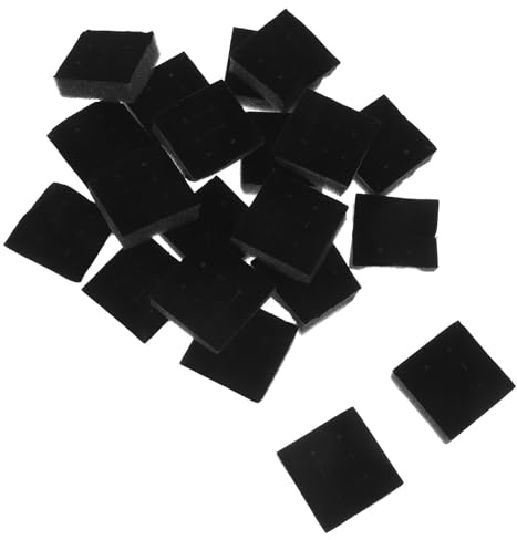 KAILIKETIY 20 Almohadillas de Espuma para Joyero Pequeño, Organizador de Pendientes y Anillos, Bandejas Apilables para Exhibir y Proteger Joyas en Casa o Tocador