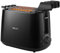 Philips Daily Collection HD2583/90 8 Slice (s) 600W Black Toaster (8 Slice (s), Black, Plastic, Buttons, Rotary, China, 600W)
