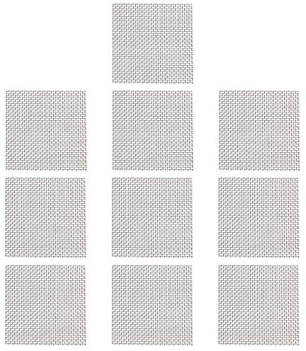 SENZEAL 10 Stück Aquarium Pflanzen Mesh Aquarium Rostfreier Stahl Moos Pad Boden