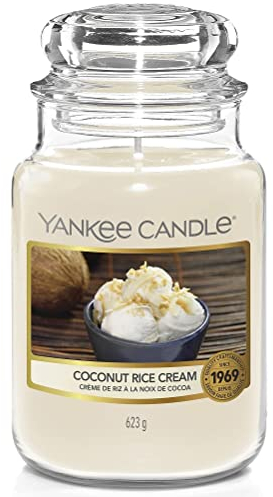 Yankee Candle Duftkerze, Glas, Creme, 623g