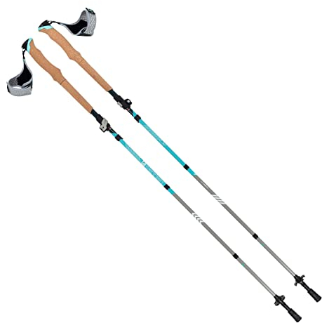 Terrain Alpha Vertex Carbon Trekking Poles, Walking and Hiking Sticks, Glacier Melt