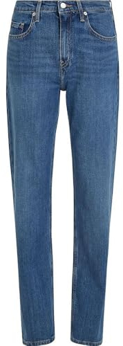 Tommy Hilfiger Damen Jeans Hose Classic Straight Fit, Blau (Nos Mid Blue), 30W/29L