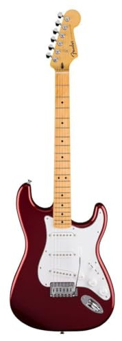 Fender Standard Series Stratocaster, Electric Guitar, with 2-Year Warranty, Modern C Shaped Neck, Laurel Fingerboard, White Pickguard, Candy Cola