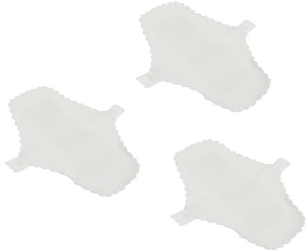 PACKOVE Compresas Menstruales Reutilizables de Algodón Paquete de 3 Lavables Transpirables Capa para Uso Femenino y Postparto