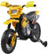 HOMCOM Moto électrique Enfants, Moto Cross pour Enfants avec Batterie 6 V, phares, musiques et Roues d'entraînement, 3 à 6 Ans, Charge 25KG, Jaune et Noir