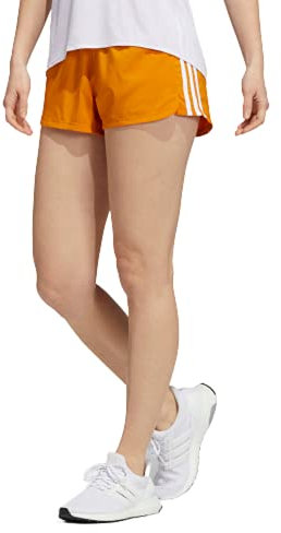 adidas Sportshorts för kvinnor, Fokus orange/vit, M