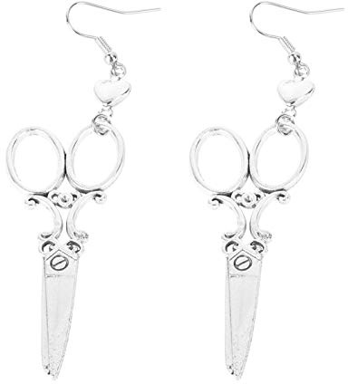 Holibanna Schere Ohrringe Aussage Schere Mathematik Ohrstecker Frauen Ohr Tropfen Baumeln Ohrringe Personalisierte Ohrschmuck für Frauen Mädchen (Schere)