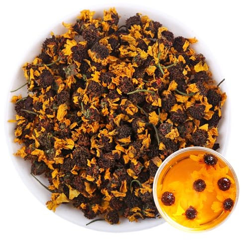 100% Kunlun Snow Daisy 40G/1.41oz Fresh, Non GMO Loose Leaf, Natural Dried Flowers Herbs for Soap Making, Syrup, Drinks, Baking, DIY Beauty, Sachets & Fresh Fragrance Snow Chrysanthemum