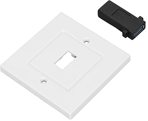 Socket Face Plate Usb 3.0 Outlet Wall Plate White Abs Usb 3.0 Outlet Wall Plate High Speed Charging Socket Face Plate For Home Office Hotel