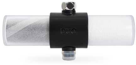 Weddell Duo Shower Filter – NSF Certified Shower Filter for Chlorine Reduction, Lead-Free, Easy Installation, Award-Winning Filter for Healthier Hair & Skin (Black)