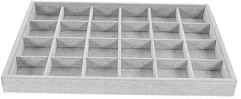 LIFKOME Plateau à Bijoux Organisateur De Bagues Pour Bijoux Plateau De Présentation