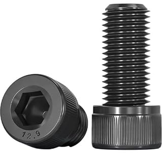 MOOPW Classe 12.9 Acier allié Hexagonal interne Tête cylindrique Boulons Tête de tasse Vis Haute résistance Boulons de machines Fixations M2 x 30mm 50 pcs