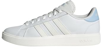 adidas Women's Grand Court TD Lifestyle Court Casual Shoes, Crystal White/core White/Clear Sky, 8 UK